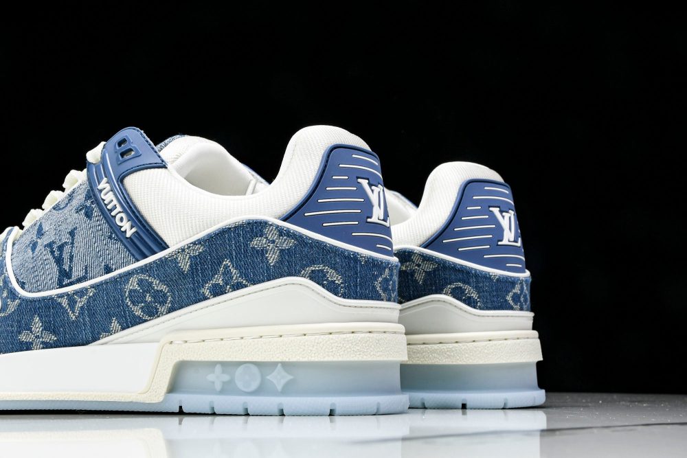 Louis Vuittоп Trainer Low 'Double Denim Monogram Blue' - Image 8