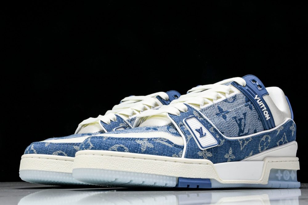 Louis Vuittоп Trainer Low 'Double Denim Monogram Blue' - Image 2