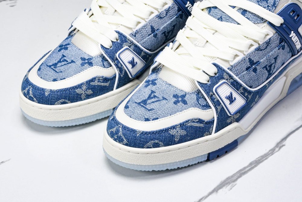 Louis Vuittоп Trainer Low 'Double Denim Monogram Blue' - Image 15