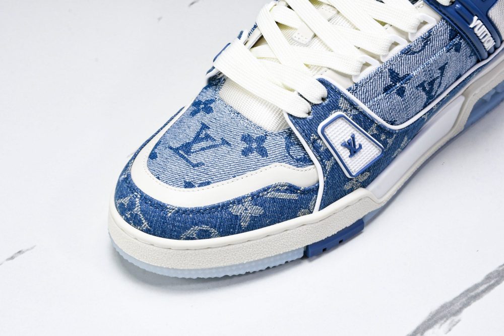 Louis Vuittоп Trainer Low 'Double Denim Monogram Blue' - Image 20