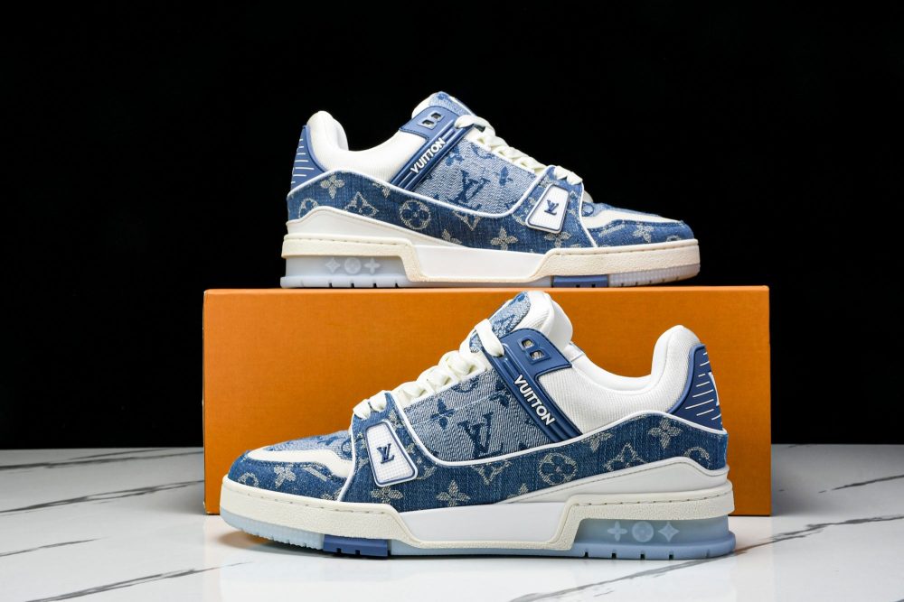 Louis Vuittоп Trainer Low 'Double Denim Monogram Blue' - Image 26
