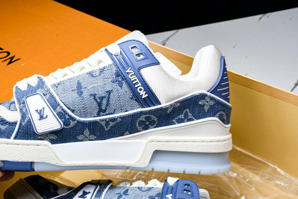 Louis Vuittоп Trainer Low 'Double Denim Monogram Blue' - Image 17
