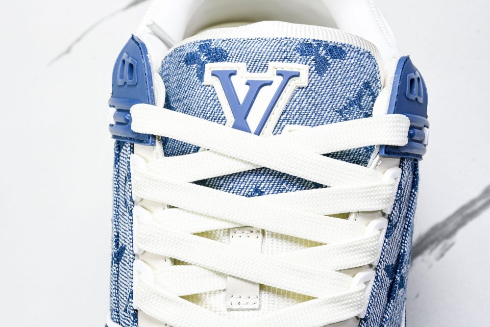 Louis Vuittоп Trainer Low 'Double Denim Monogram Blue' - Image 9