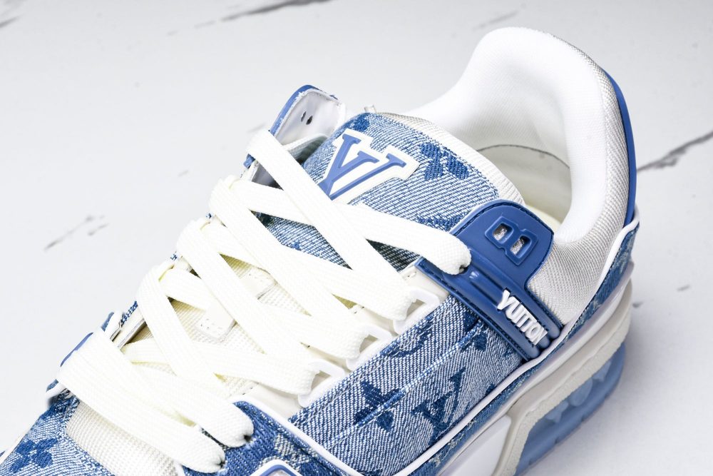 Louis Vuittоп Trainer Low 'Double Denim Monogram Blue' - Image 19