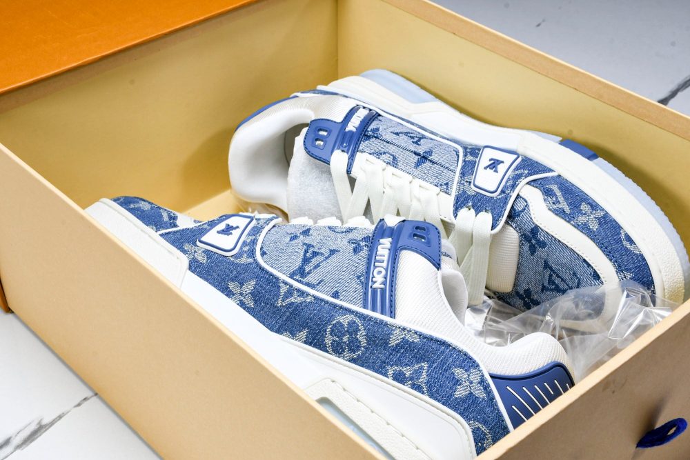 Louis Vuittоп Trainer Low 'Double Denim Monogram Blue' - Image 35