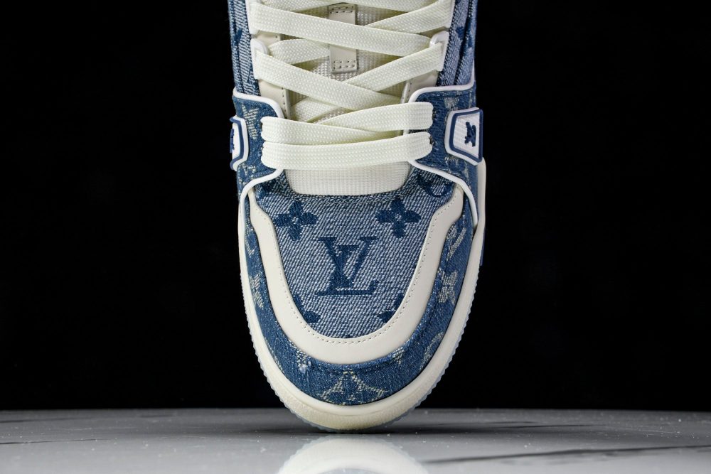 Louis Vuittоп Trainer Low 'Double Denim Monogram Blue' - Image 6