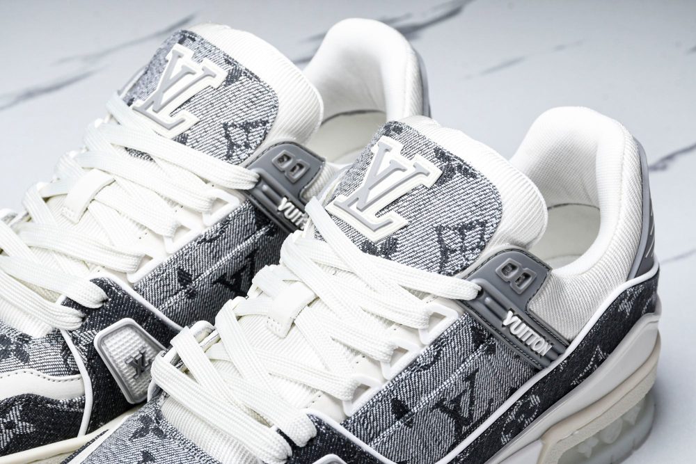 Louis Vuittоп Trainer Low 'Double Denim Monogram Grey' - Image 17
