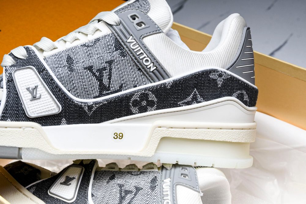 Louis Vuittоп Trainer Low 'Double Denim Monogram Grey' - Image 22