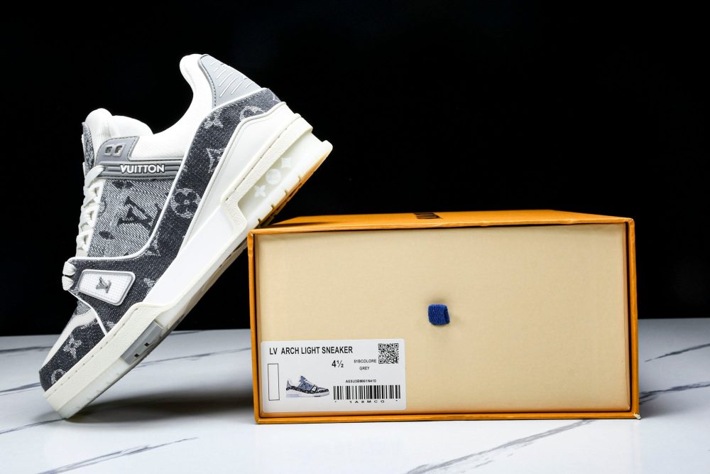 Louis Vuittоп Trainer Low 'Double Denim Monogram Grey' - Image 15