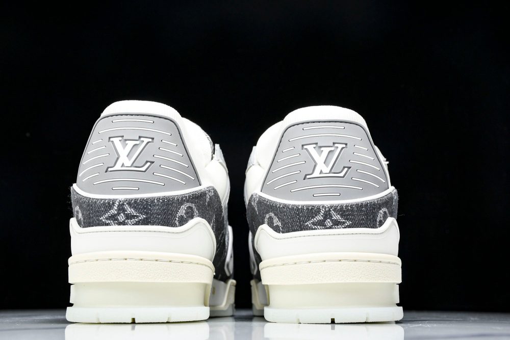 Louis Vuittоп Trainer Low 'Double Denim Monogram Grey' - Image 10