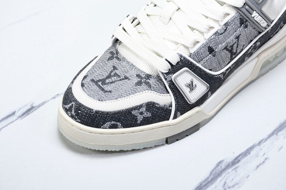 Louis Vuittоп Trainer Low 'Double Denim Monogram Grey' - Image 20