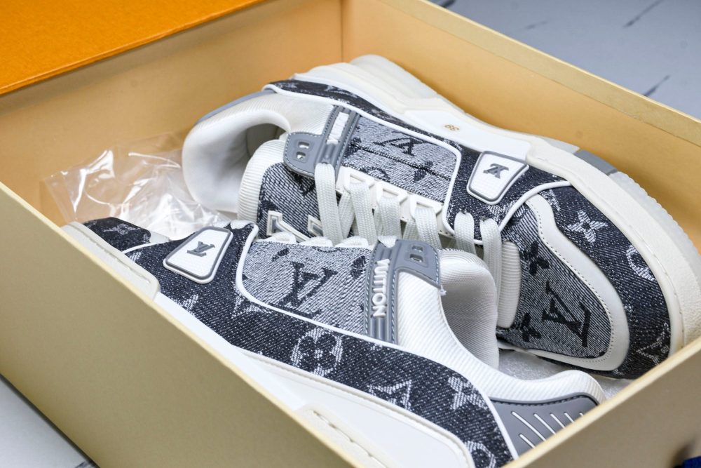 Louis Vuittоп Trainer Low 'Double Denim Monogram Grey' - Image 34