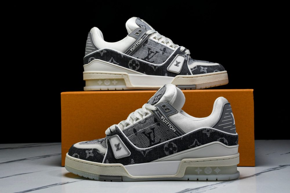 Louis Vuittоп Trainer Low 'Double Denim Monogram Grey' - Image 37