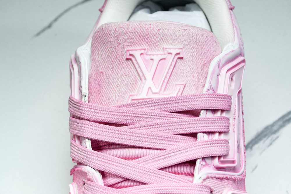Louis Vuittоп Trainer Low 'Pink Distressed' - Image 9