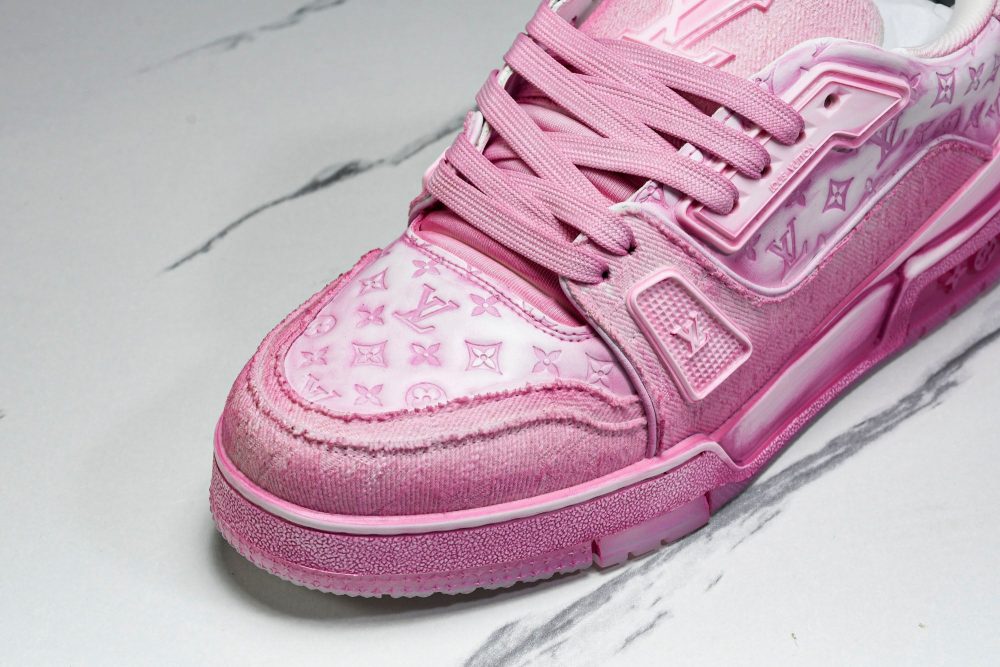 Louis Vuittоп Trainer Low 'Pink Distressed' - Image 13