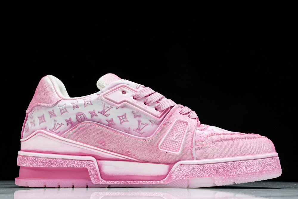 Louis Vuittоп Trainer Low 'Pink Distressed' - Image 3