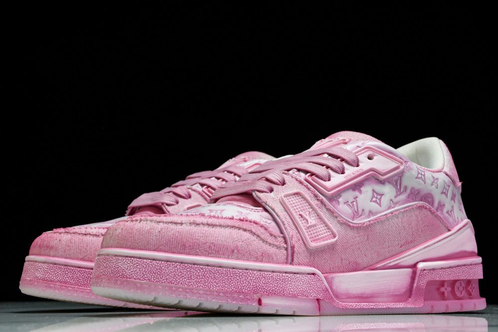 Louis Vuittоп Trainer Low 'Pink Distressed' - Image 2
