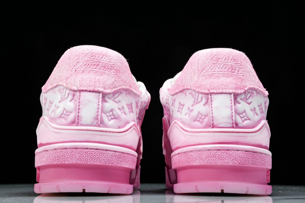 Louis Vuittоп Trainer Low 'Pink Distressed' - Image 7