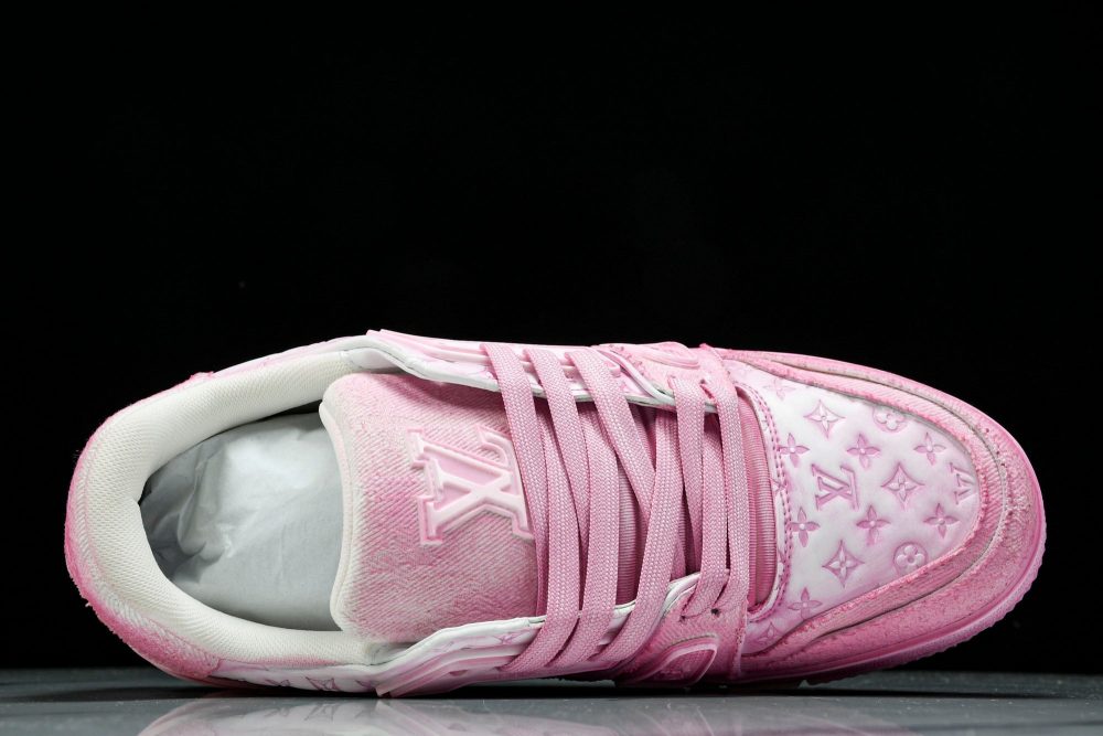Louis Vuittоп Trainer Low 'Pink Distressed' - Image 4