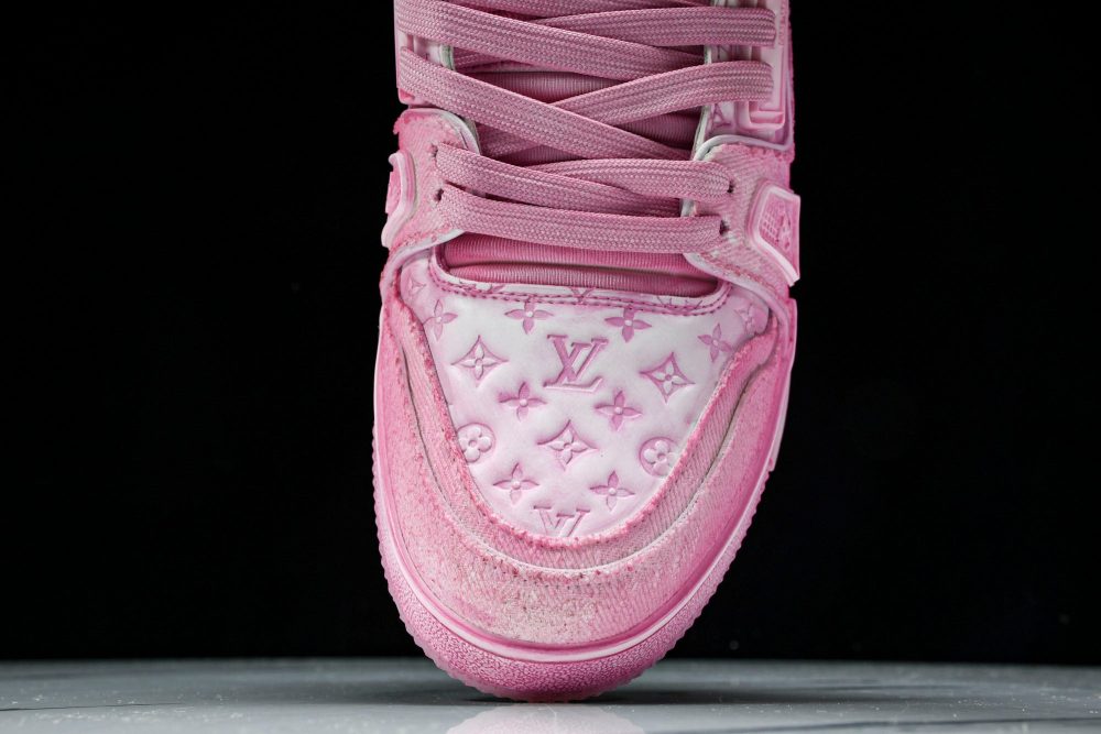 Louis Vuittоп Trainer Low 'Pink Distressed' - Image 6