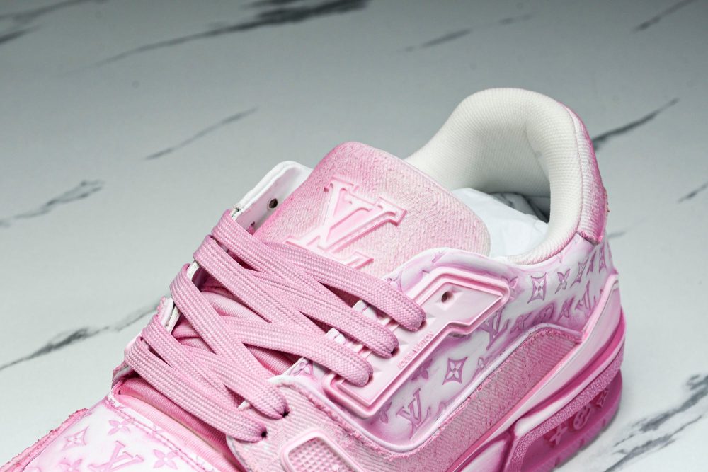 Louis Vuittоп Trainer Low 'Pink Distressed' - Image 16