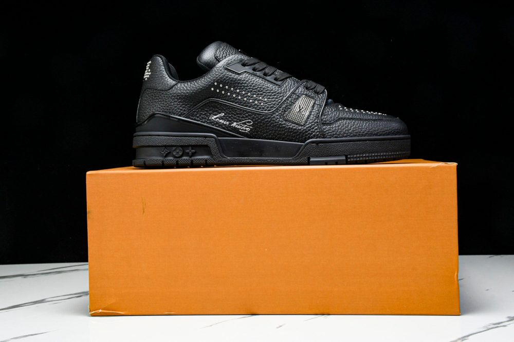 Louis Vuittоп Trainer Low 'Black Studded' - Image 17