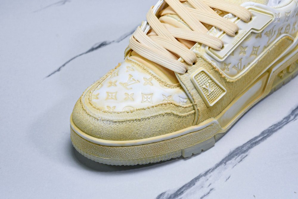 Louis Vuittоп Trainer Low 'Yellow Distressed' - Image 20