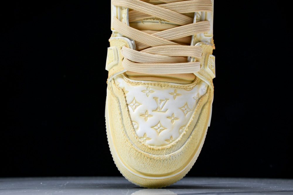 Louis Vuittоп Trainer Low 'Yellow Distressed' - Image 6
