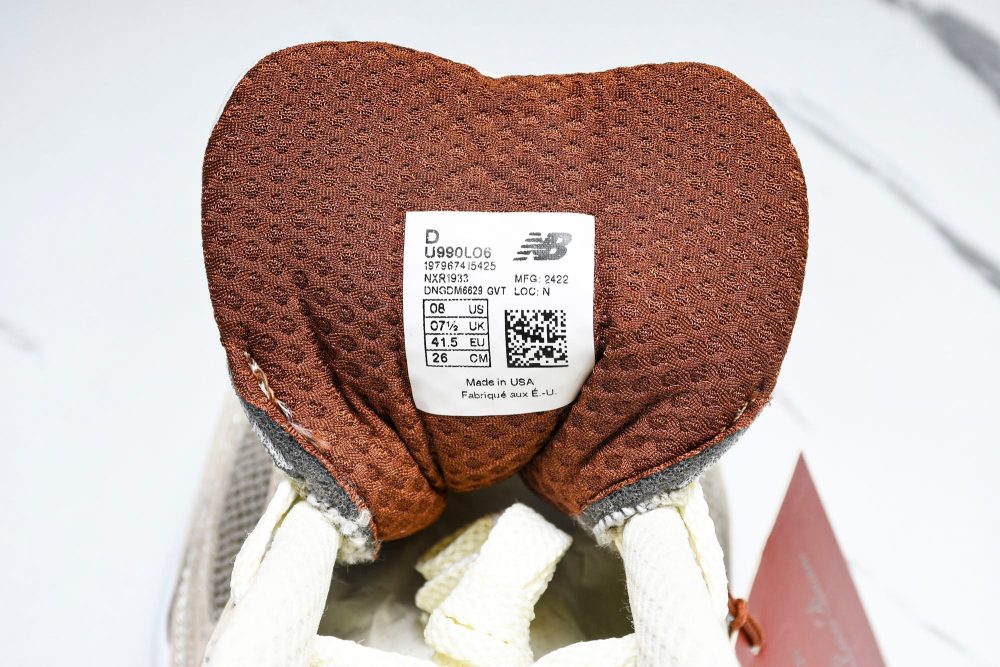 NB 990v6 x Loro Piana 'Raw Cashew' - Image 9