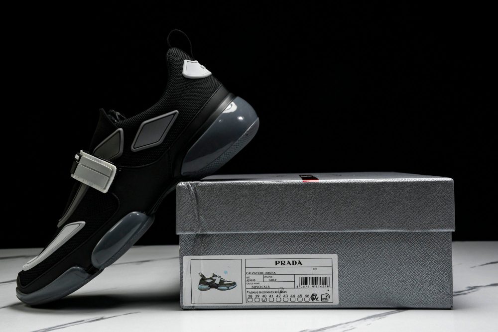 Prada Cloudburst Low 'Black Grey White' - Image 18