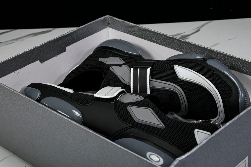 Prada Cloudburst Low 'Black Grey White' - Image 20