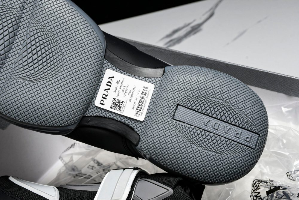 Prada Cloudburst Low 'Black Grey White' - Image 26