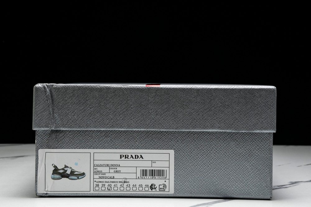Prada Cloudburst Low 'Black Grey White' - Image 33