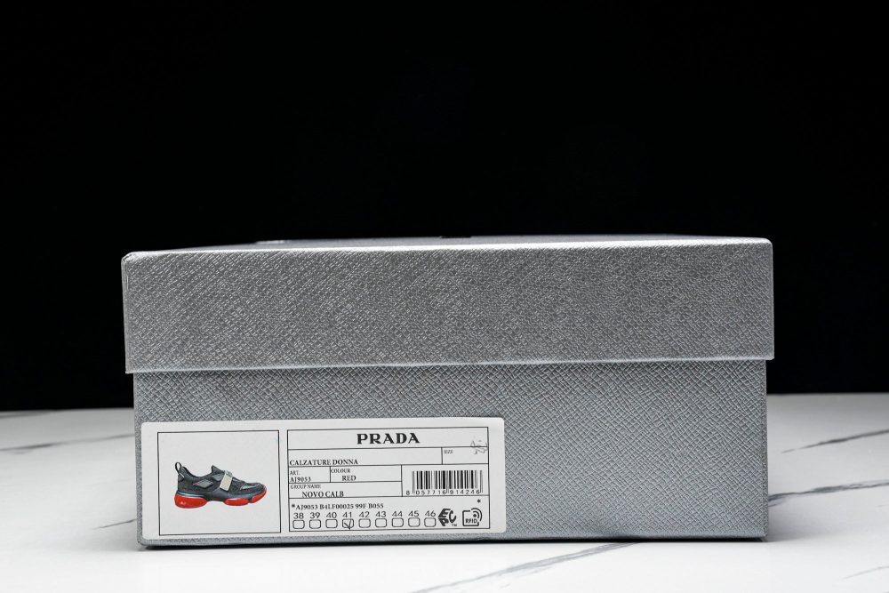 Prada Cloudburst Low 'Black Red' - Image 22