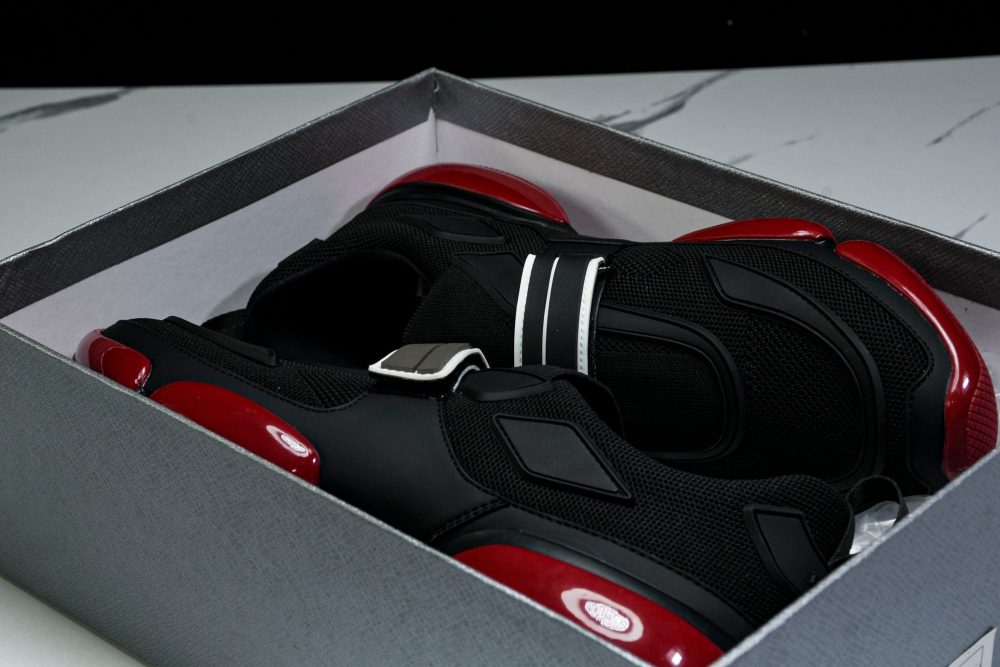 Prada Cloudburst Low 'Black Red' - Image 26