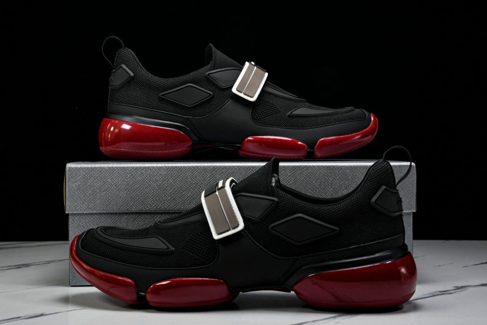 Prada Cloudburst Low 'Black Red' - Image 31