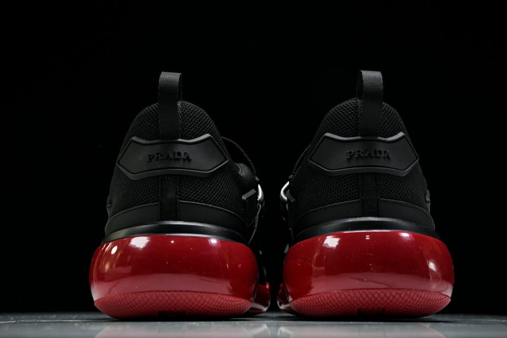 Prada Cloudburst Low 'Black Red' - Image 8