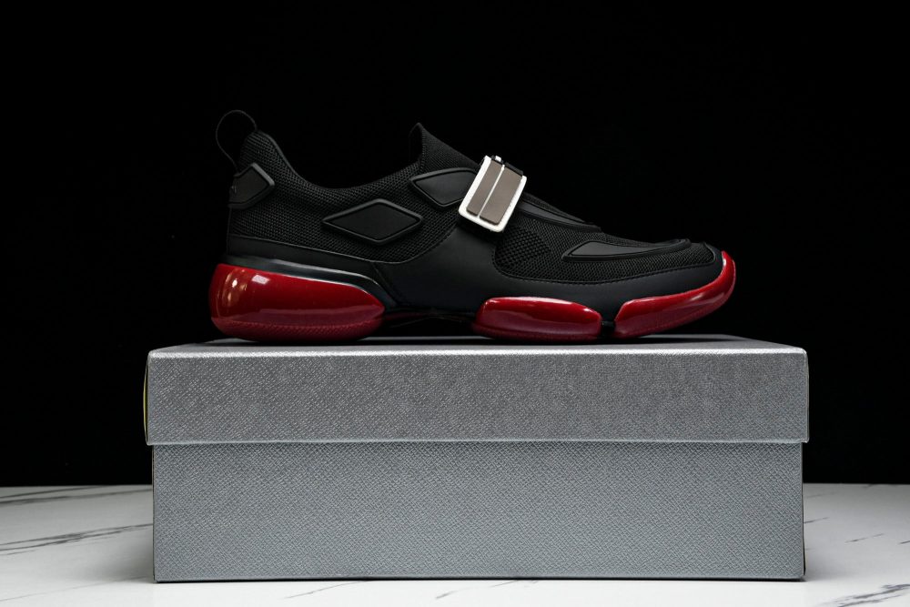 Prada Cloudburst Low 'Black Red' - Image 19