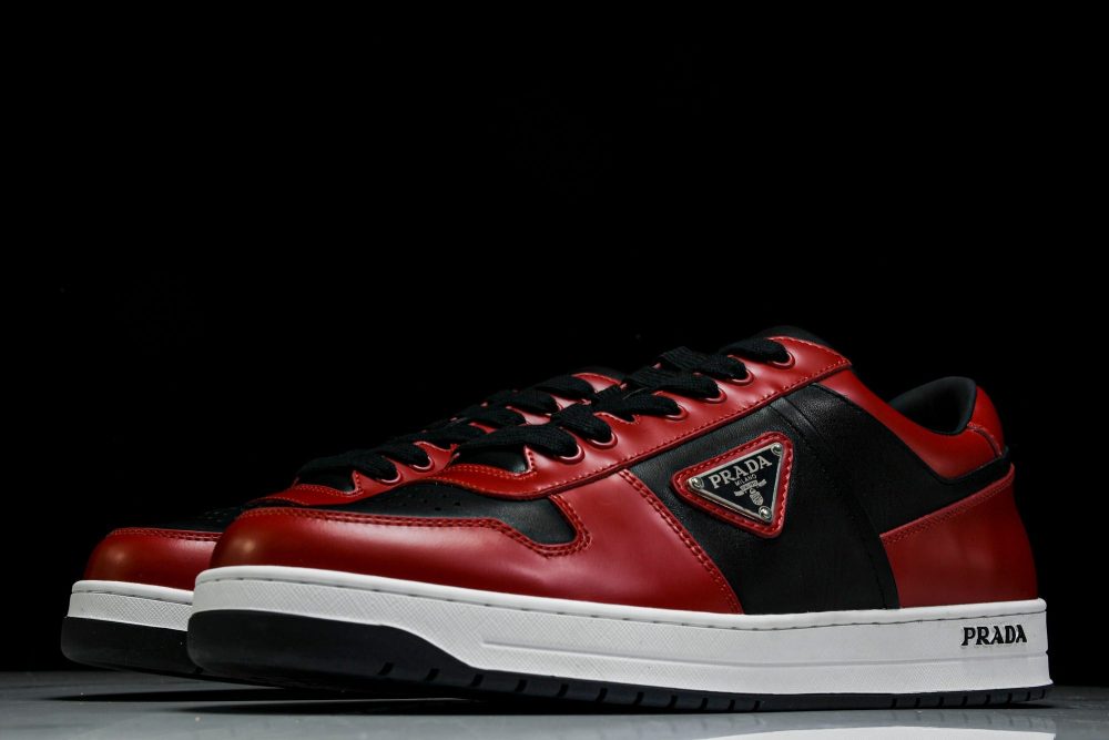 Prada Downtown Sneaker 'Black Red' - Image 2