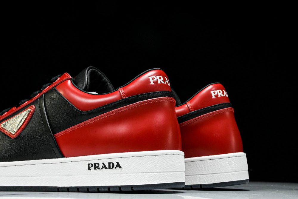 Prada Downtown Sneaker 'Black Red' - Image 12