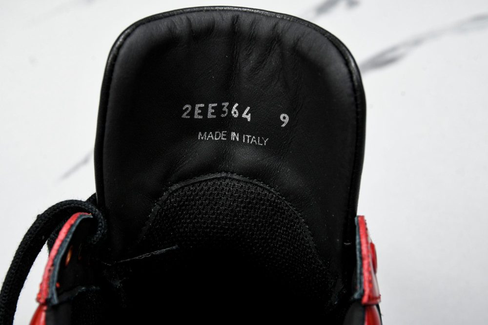 Prada Downtown Sneaker 'Black Red' - Image 9