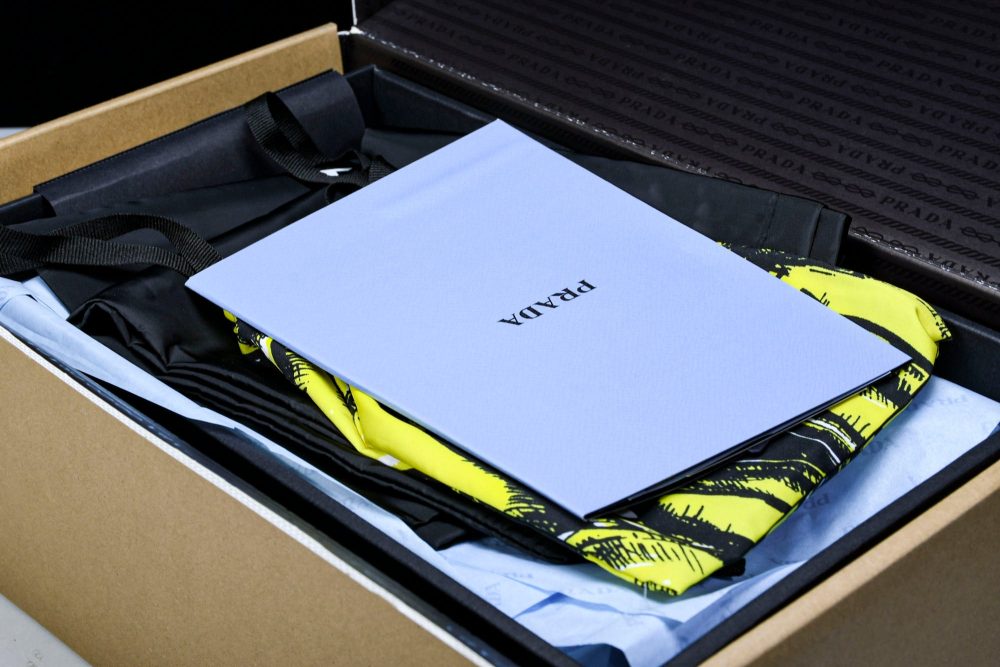 Prada Downtown Sneaker 'Black Red' - Image 35