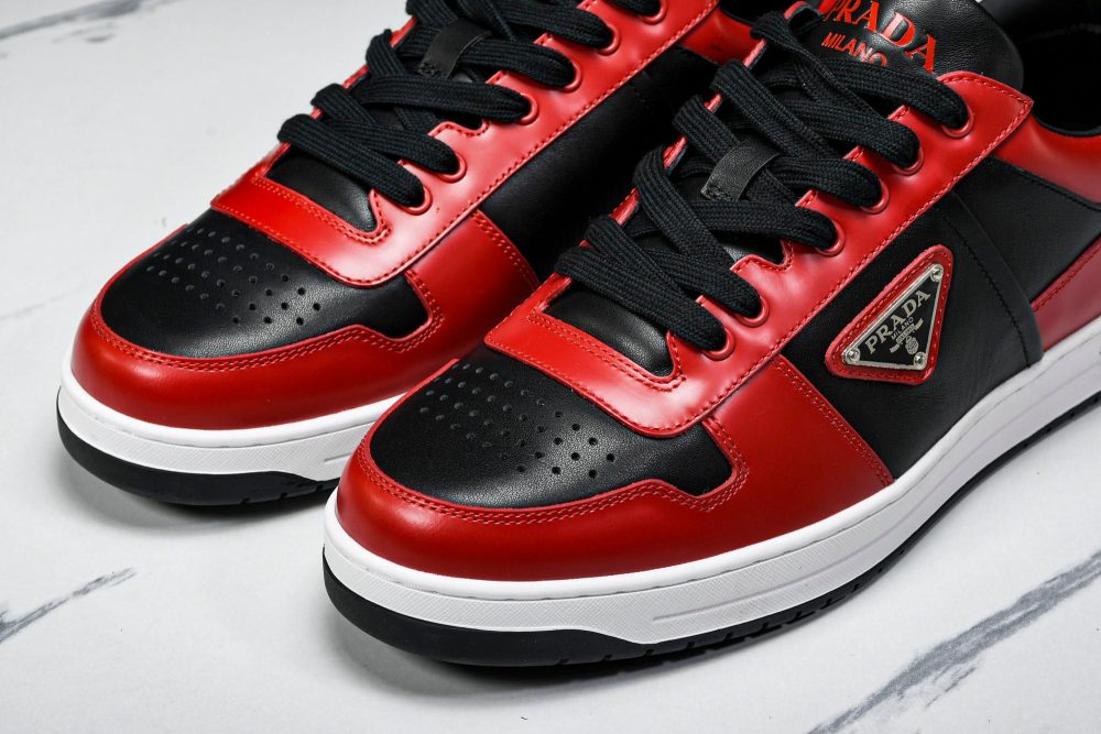 Prada Downtown Sneaker 'Black Red' - Image 22