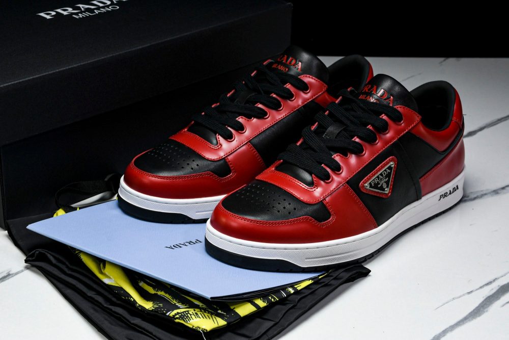 Prada Downtown Sneaker 'Black Red' - Image 19
