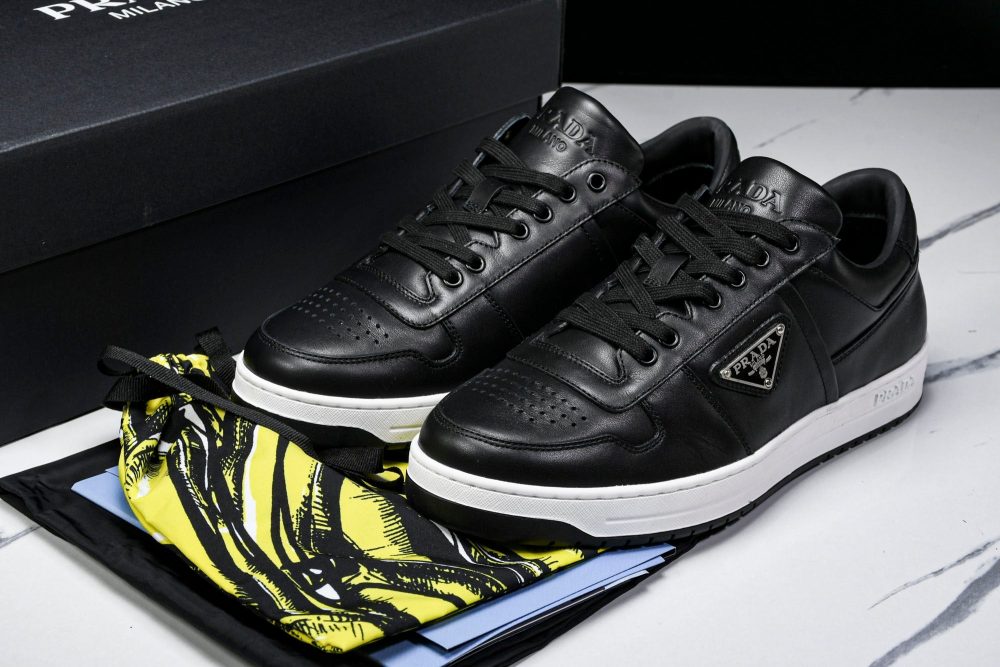 Prada Downtown Sneaker 'Black White' - Image 21