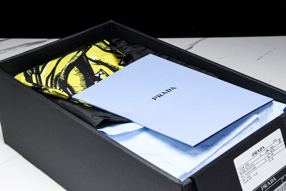 Prada Downtown Sneaker 'Black White' - Image 22