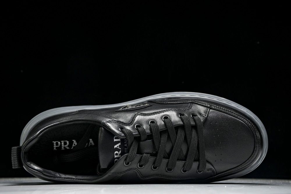 Prada Downtown Sneaker 'Wavy Sole Black' - Image 4