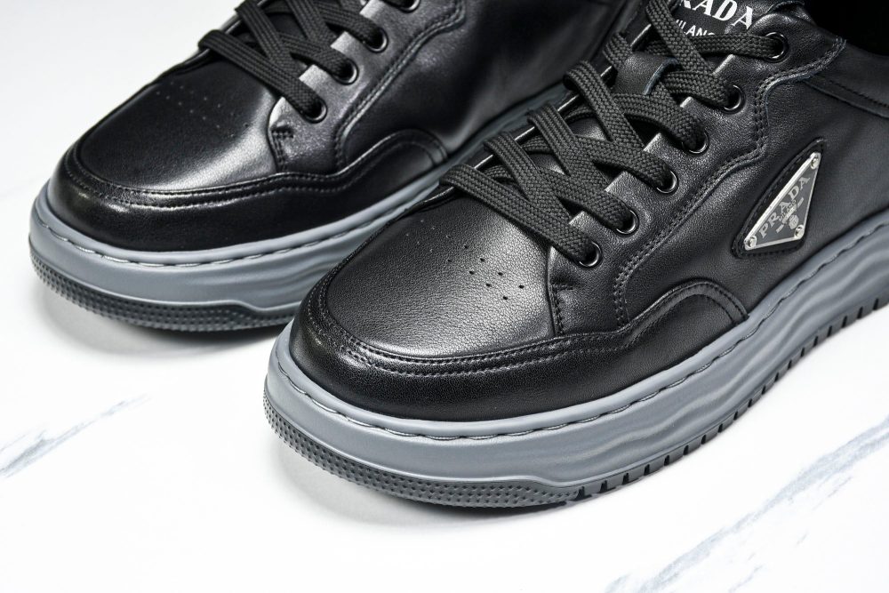 Prada Downtown Sneaker 'Wavy Sole Black' - Image 26