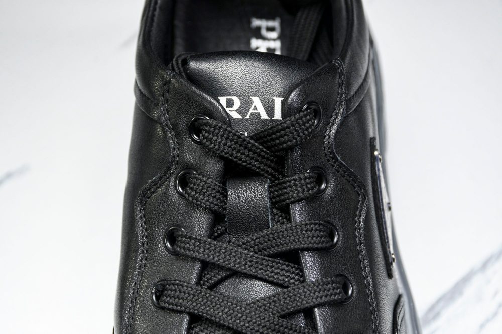 Prada Downtown Sneaker 'Wavy Sole Black' - Image 8