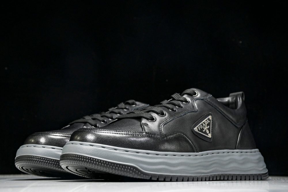 Prada Downtown Sneaker 'Wavy Sole Black' - Image 2